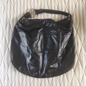 Hobo International Black Leather Shoulder Bag